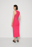 Tommy Hilfiger MIDI DRESS Jersey dress bright cerise pink ПЛАТЬЕ МИДИ Платье из джерси ярко-вишнево-розовый