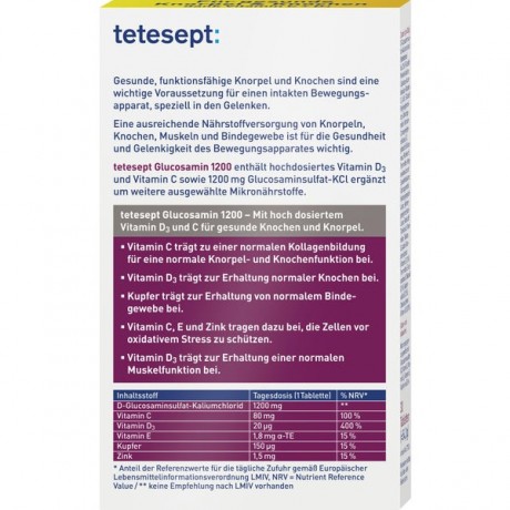 tetesept (тетесепт) Gelenk 1200 intens plus 30 шт