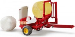 Bruder BRUDER 02122 PSL Ballenwickler mit Rundballen BRUDER 02122 PSL обмотчик тюков с круглыми тюками