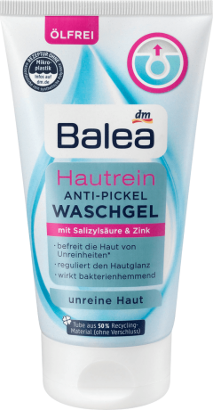 Balea (Балеа) Waschgel Hautrein Anti-Pickel Очищающий гель для кожи против прыщей, 150 мл
