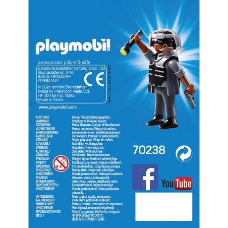 PLAYMOBIL PLAYMOBIL 70238 Playmo-Friends: SEK-Polizist PLAYMOBIL 70238 Playmo Friends: полицейский SEK