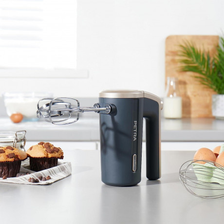 Petra Petra Handmixer kabellos Aufsatze Edelstahl 3 Stufen Akkubetrieb  Ручной миксер Petra, беспроводные насадки из нержавеющей стали, 3 уровня, на батарейках.