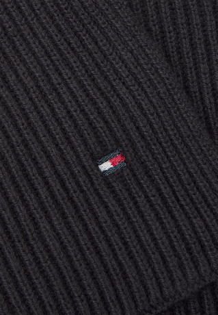 Tommy Hilfiger ESSENTIAL FLAG SCARF Scarf black ШАРФ ESSENTIAL FLAG Шарф черный