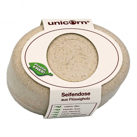 Spavivent Seifendose Flussigholz sahneweiss gross  Мыльница из жидкого дерева кремово-белая большая