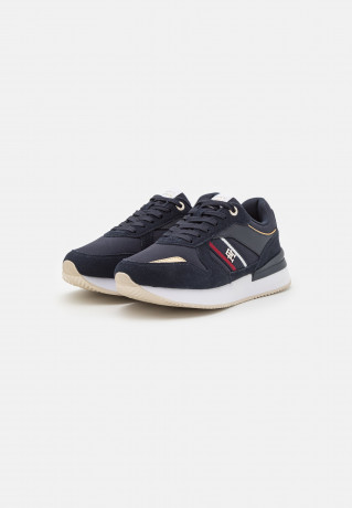 Tommy Hilfiger CORP WEBBING RUNNER Trainers space blue CORP WEBBING RUNNER Кроссовки космический синий