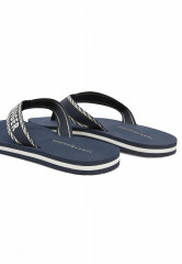 Tommy Hilfiger WEBBING LOGO T-bar sandals space blue WEBBING LOGO Сандалии с Т-образной перемычкой космический синий