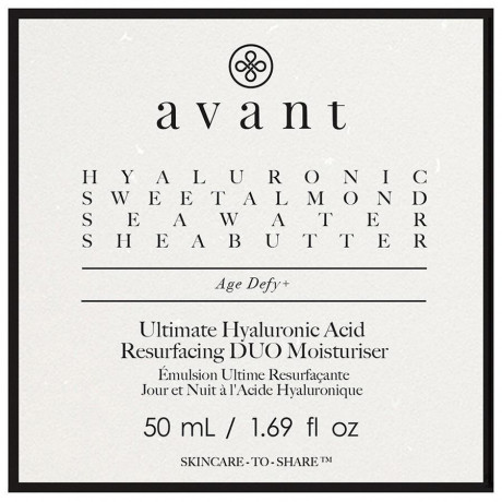 Avant Skincare Ultimate Hyaluronic Acid Resurfacing DUO Moisturiser  Ultimate Hyaluronic Acid Resurfacing DUO Moisturizer