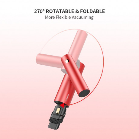 Evermotor Evermotor Akku-Handstaubsauger Autostaubsauger 270° Drehwinkel, Waschbarer Filter, beutellos Blau Беспроводной ручной пылесос Evermotor, автомобильный пылесос, угол поворота 270°, моющийся фильтр, без мешка