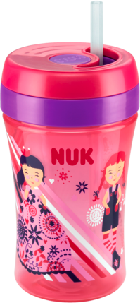 Nuk Бутылочка учимся пить Easy Learning Cup "Fun" Rosa, 250ml, 1 шт.