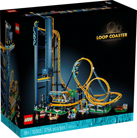 Lego Looping-Achterbahn американские горки