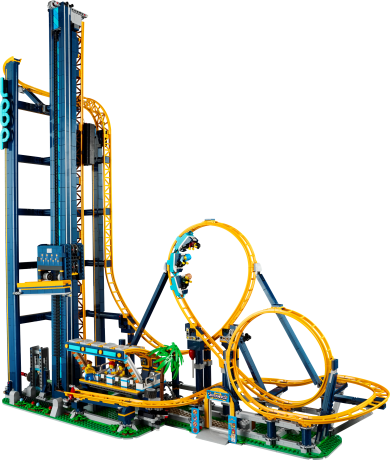 Lego Looping-Achterbahn американские горки