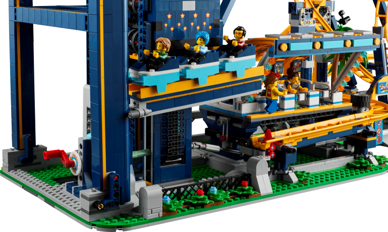 Lego Looping-Achterbahn американские горки