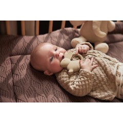 jollein Beissring aus Naturkautschuk Bunny nougat Зубное кольцо из натурального каучука кролика нуга