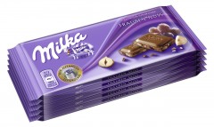 Milka (Милка) Trauben-Nuss 5 шт. по 100 г Упаковка 500 г