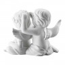 Rosenthal Rosenthal Engelpaar mit Blumenkranz gross weiss matt 12,5 cm Розенталь пара ангелов с венком из цветов большие белые матовые 12,5см