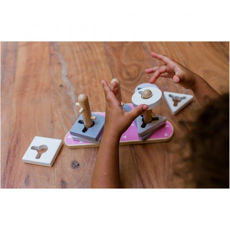 KINDSGUT Steck-Puzzle Wolke Steckspielzeug Подключаемая игрушка-облако-головоломка