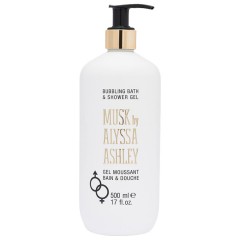 Alyssa Ashley (Алисса Эшли) White Musk Bath &amp; Shower Gel, mit Pumpspender Гель для душа, с дозатором насоса, 500 мл