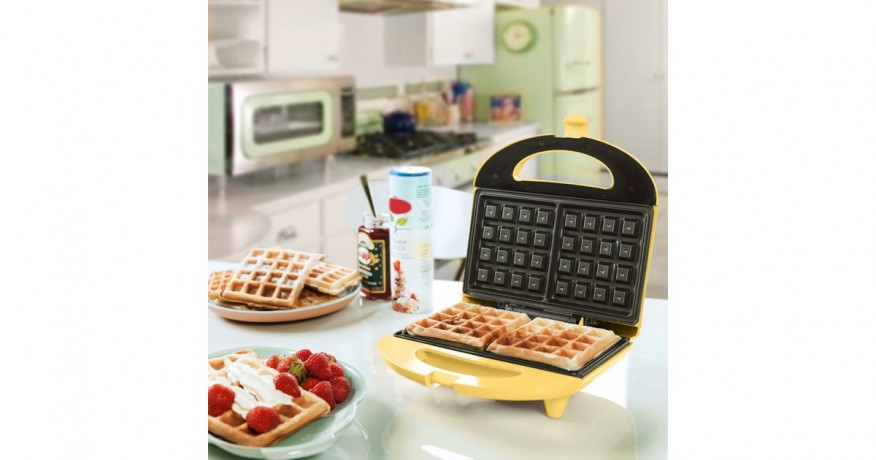 Bestron Bestron Waffeleisen ASW401V gelb, 700 Watt gelb Вафельница Bestron ASW401V желтая, 700 Вт