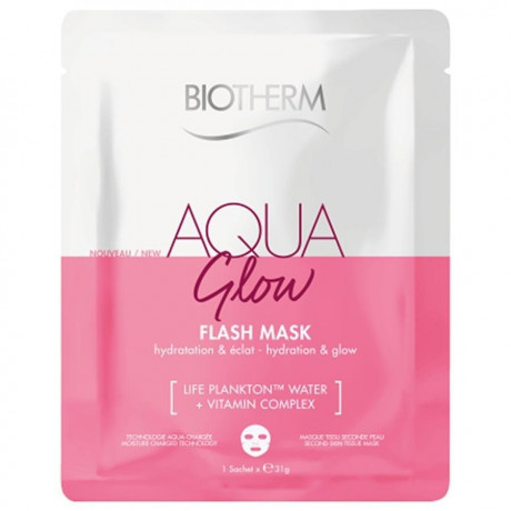 Biotherm Aqua Super Tuchmaske Glow  Aqua Super Sheet Mask Glow