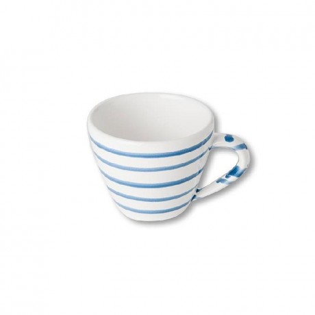 Gmundner Keramik Gmundner Keramik Blaugeflammt Cappuccino-Obertasse 0,16 L / h: 6,8 cm Керамическая чашка Gmundner для капучино с синим пламенем 0,16 л / высота: 6,8 см