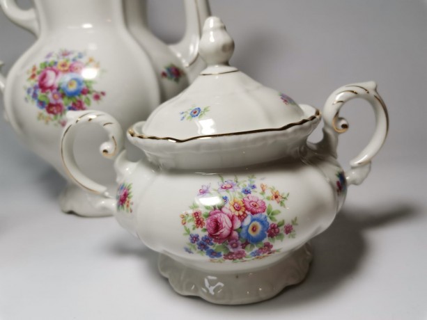 Johann Seltmann Bavaria Vohenstrauss, Иоганн Зельтманн Чайный набор "Вохенштраусс", 3 предмета, 1949-1955гг.