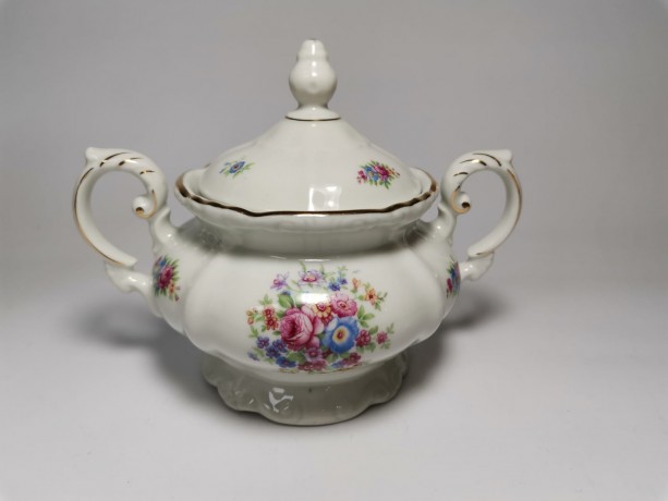 Johann Seltmann Bavaria Vohenstrauss, Иоганн Зельтманн Чайный набор "Вохенштраусс", 3 предмета, 1949-1955гг.