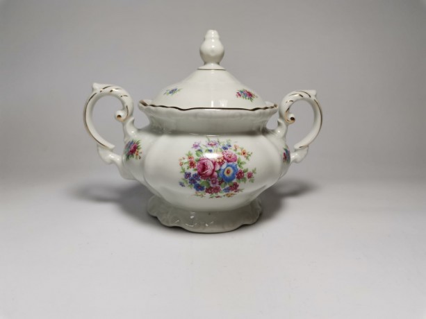 Johann Seltmann Bavaria Vohenstrauss, Иоганн Зельтманн Чайный набор "Вохенштраусс", 3 предмета, 1949-1955гг.