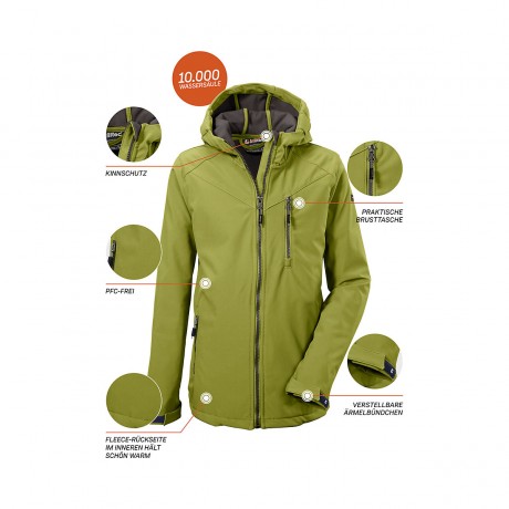 killtec Soft Shell Jacke Boys Softshelljacke Softshelljacken Куртка Soft Shell Куртка soft shell для мальчиков Куртки soft shell