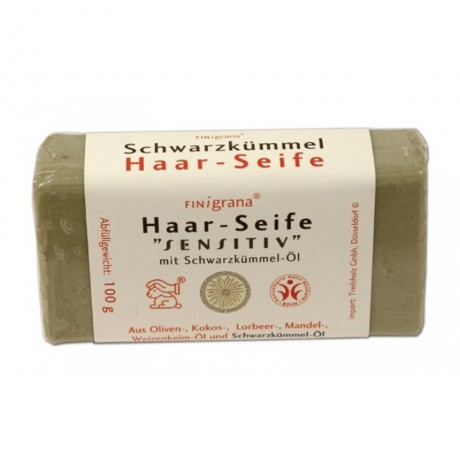 Finigrana Aleppo Haarseife Schwarzkummelol 100g  Мыло для волос Aleppo Масло черного тмина 100г