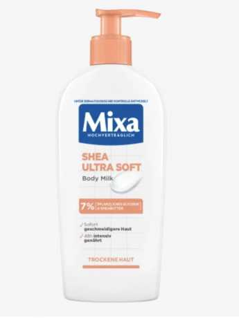 Mixa Körpermilch Shea Ultra Soft Молочко для тела Ши Ультра Софт, 250 мл 