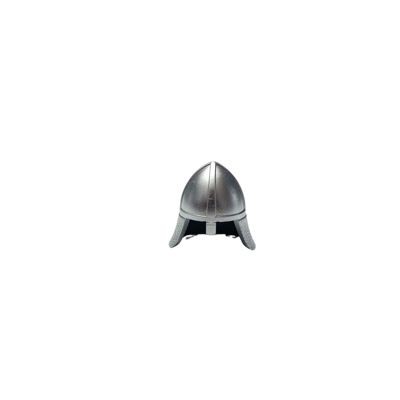 LEGO LEGO Helme Grau Metallic Silber - Metallic Silver 3844 - 100x Шлемы LEGO Серый Серебристый Металлик — Серебристый Металлик 3844 — 100x