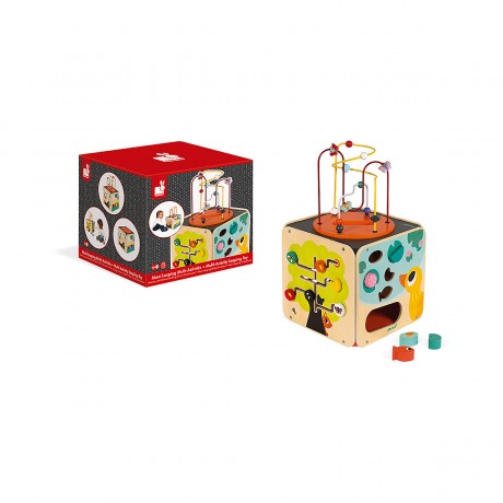 Janod J08256 Activity Und Motorikwurfel 8 Funktionen 8 J08256 Кубик активности и моторики 8 функций 8