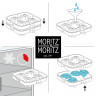 Moritz & Moritz Moritz & Moritz Eiswucrfelformen 3-er Set  grau Набор форм для кубиков льда Moritz &amp; Moritz, 3 шт.