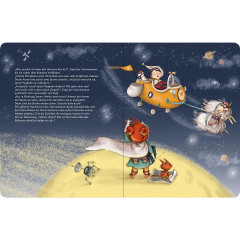 arsEdition Verlag Der Sternenmann und die furchtlose Prinzessin Luna (Pappbilderbuch) Звездный человек и бесстрашная принцесса Луна (книга с картинками)