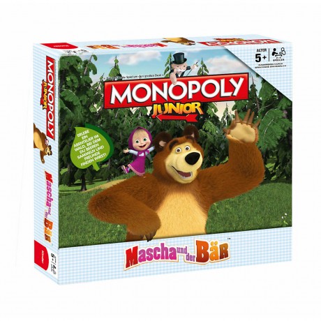 Winning Moves Monopoly Junior Masha und der Bar Монополия Джуниор Маша и бар