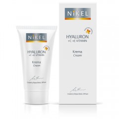 NIKEL Hyaluron+C+E Vitamin Creme 50ml  Hyaluron+C+E Vitamin Крем 50мл