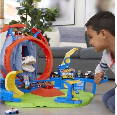 Mattel Hot Wheels Monster Trucks Vulkan Arena Spielset Игровой набор Hot Wheels Monster Trucks Vulkan Arena