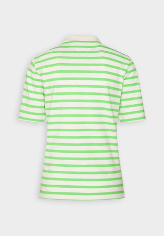Tommy Hilfiger REG STRIPE  Polo shirt Breton White/Spring Lime REG STRIPE Рубашка поло Бретонский белый/Весенний лайм