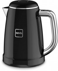 NOVIS NOVIS Wasserkocher KTC1 schwarz, 1,6 l, 2400 W, elektronische Temperatureinstellung, Metallgehause  Чайник NOVIS KTC1 черный, 1,6 л, 2400 Вт, электронная регулировка температуры, металлический корпус