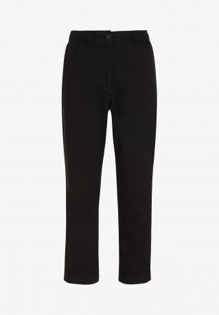 Tommy Hilfiger DRAWSTRING TWILL Trousers black САРЖА С КУЛИСАМИ Брюки черный