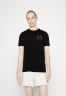Tommy Hilfiger SHADOW TEE UNISEX Print T-shirt black SHADOW TEE UNISEX Футболка с принтом черный