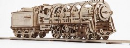 UGEARS Modellbausatz: Lokomotive + Tender Комплект модели: Локомотив + Тендер