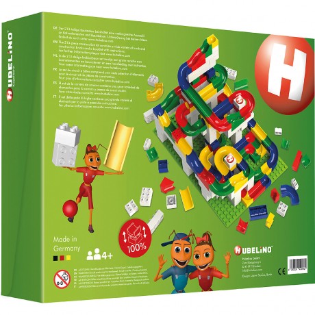 Hubelino 420572 Baukasten Maxi 213 Teile Дорожка для мячей: макси-конструктор