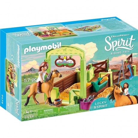 PLAYMOBIL PLAYMOBIL 9478 Pferdebox Lucky  Spirit Конюшня PLAYMOBIL 9478 Lucky Spirit