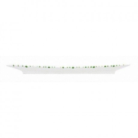 Gmundner Keramik Gmundner Keramik Grungeflammt Platte recheckig 36x15x2,8 cm Gmundner керамическая зеленая пламенная тарелка прямоугольная 36x15x2,8 см