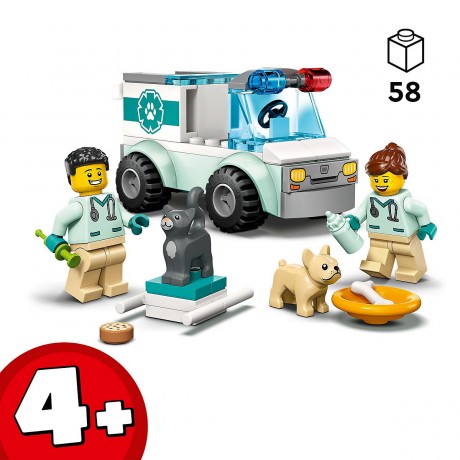 LEGO LEGO City 60382 Tierrettungswagen LEGO City 60382 Грузовик для спасения животных