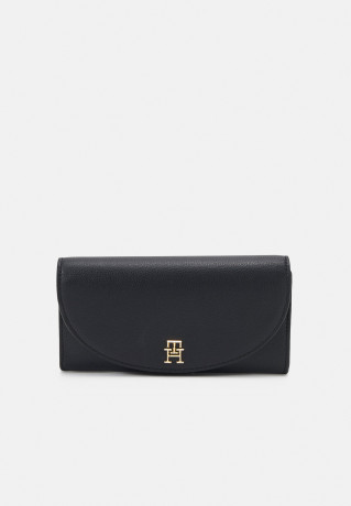 Tommy Hilfiger LIFE LARGE WALLET Wallet black ЖИЗНЬ БОЛЬШОЙ КОШЕЛЕК Кошелек черный