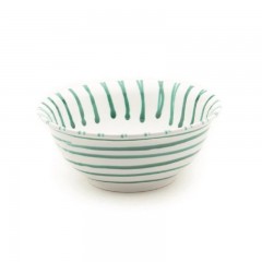 Gmundner Keramik Gmundner Keramik Grungeflammt Salatschussel d: 26 cm / 2,0 L Салатница Gmundner керамическая с зеленым пламенем d: 26 см / 2,0 л