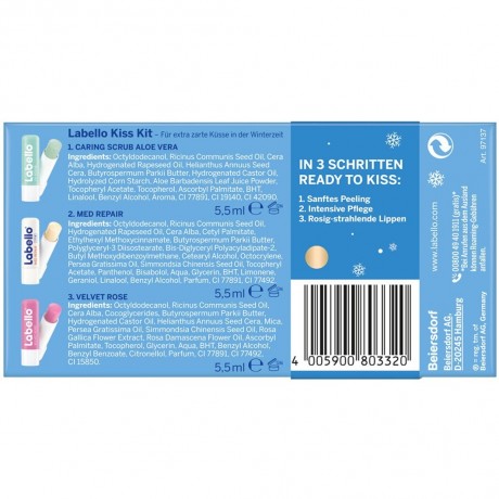 Labello Kiss Geschenkset Поцелуй подарочный набор