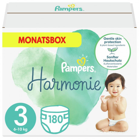 Pampers MonatsBox quot;Harmoniequot; Gr.3 Midi , 6-10 kg  Ежемесячная Коробка quot;Гармонияquot; Размер 3 миди, 6-10 кг